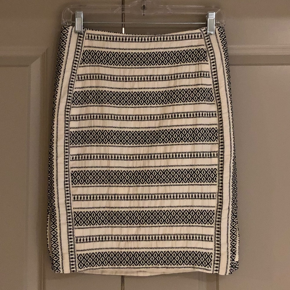 Ann Taylor Loft Printed Pencil Skirt
